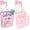 Blush-2 Pack, variant on Magnetic Pen Holder, Mesh Metal Strong Magnet Dry Erase Marker Holder Pencil Organizer Small Items Basket for Refrigerator, Whiteboard, Locker Accessories-Black