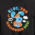 thumbnail image 3 of Blue's Clues & You! - Blue You And Halloween Boo - Toddler And Youth Crewneck Fleece Sweatshirt, 3 of 5