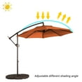 thumbnail image 2 of 10ft Heavy Duty Patio Hanging Offset Cantilever Patio Umbrella with Crank (Base Not Include), 2 of 9