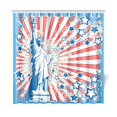 thumbnail image 1 of Cortina de Ducha ABPHQTO Fondo Americano con Estatua de la Libertad Tela Impermeable 160x180 cm, 1 of 2