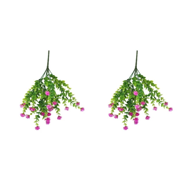Billuyoard Flor artificial para la decoración del hogar - Aspecto realista Decoración de loto de plástico de bajo mantenimiento Loto Loto 2Conjunto