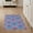 Pink Blue, Pattern 2, variant on ODIKA 3'x5' Washable Accent Rug Fish Ombre Wave Stripe Pearl Scale Mermaid Gradient Refined for Bedside, Nursery Room, Pet Friendly & Non-Shedding