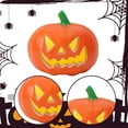 thumbnail image 6 of Halloween Decoration Pumpkin Lamp Bedside Light with Plastic Construction for Bedroom Fireplace Porch Dining Room, 6 of 9