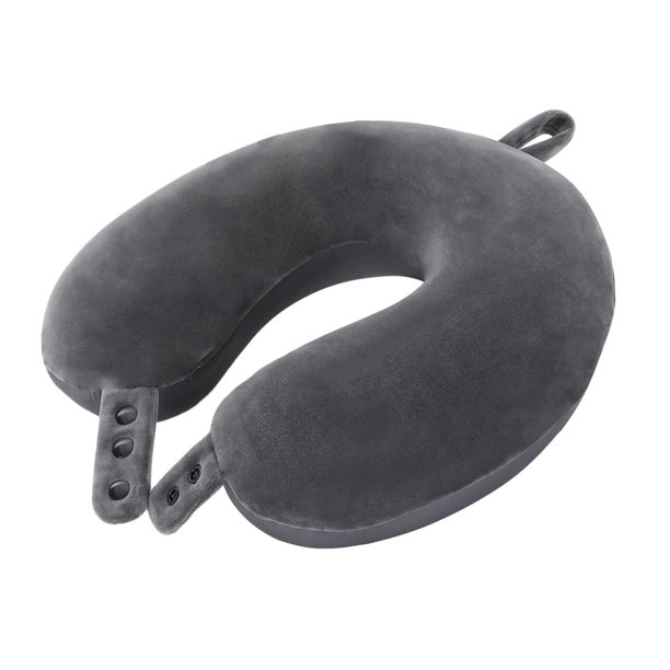 Almohada de viaje Almohada cervical de espuma viscoelástica para avión Almohada cómoda para dormir y descansar en tren o coche