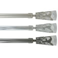 thumbnail image 2 of Evideco Adjustable 3/4" Single Window Curtain Rod 50" to 82" Chrome Chrome 50" to 82" L x 3/4" D, 2 of 5