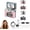 Pink, variant on Mini Keychain Camera,1080P Mini Digital Camera,Retro Flip Screen Small Bodycam,Pocket-Sized with Adapter and 32GB Card,Novelty Gadgets,for Kid,Travel,Vlog,Collection White
