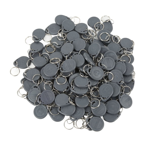 Keychains RFID Proximity Card Key,100PCS RFID Key Fob RFID Access Control Tags RFID Tag Keypad Card Elevated Design