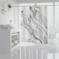 thumbnail image 4 of TIMIFIS Shower Curtain Polyester Shower Curtain, Design and Polyester, Weighted Hem, Shower Curtains Set for Bathroom ，Abstract Modern Ink Shower Curtain Shower Curtain Liner, 4 of 5