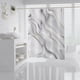 thumbnail image 4 of Fiudx Ofertas flash Artículos en oferta Cortina de ducha de poliéster, diseño y poliéster, dobladillo ponderado, juego de cortinas de ducha para baño, cortina de ducha de tinta moderna abstracta, 4 of 5