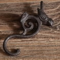 thumbnail image 4 of strola Toys Rustic Bird Shaped Wall Hook, Farmhouse Black Iron Decorative Hanger for Kitchen Organization & Garden Tool Storage, Sturdy Screw-in Mount, 4 of 7
