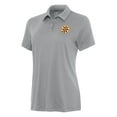 thumbnail image 2 of Women's Antigua Gray Boston Bruins Reprocess Polo, 2 of 3