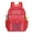 Red, variant on Heavy Duty Mesh Backpack, See Through College Student Backpack with Padded Shoulder Straps for Commuting, Swimming, Travel, Beach, Outdoor Sports，Black