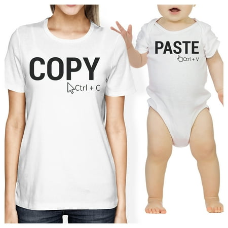 

Copy And Paste Mom and Baby Matching Gift T-Shirts For Wife Funny
