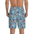 thumbnail image 3 of Easygdp Independence With Gnome Men's Short Pajama Pants, Sleep Shorts, Household Pants, Casual Pants with Pockets - Small, 3 of 9