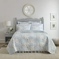 thumbnail image 2 of Laura Ashley 225719 Kenna Quilt Set, King, Light Pastel Blue, 2 of 4