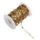 thumbnail image 3 of Cadena de eslabones de estrella de 1 metro, cadena envuelta en alambre con cadena de cable de carrete para manualidades, pulseras, fiestas, collares, Dorado Macarena Cadenas de eslabones de estrella, 3 of 8