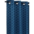 thumbnail image 2 of Safdie & Co. Wrinkle Free Curtain Jacquard Brayden 84"L in Navy, 2 of 3