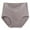 Khaki, variant on Diufon Underwear for Women Cotton High Waist Full Coverage Plus Size Briefs Breathable Soft Solid Color Panties