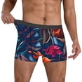 thumbnail image 2 of Kdxio Men's Boxer Briefs with Tropical Flower Print - Comfortable and Breathable Underwear for Everyday Wear, 2 of 7