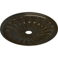 thumbnail image 3 of 31 5/8"OD x 3 5/8"ID x 1 7/8"P Gorleen Ceiling Medallion (Fits Canopies up to 3 5/8"), Hand-Painted Stone Hearth Crackle, 3 of 7