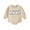 Beige, variant on 2025 0-18M Infant Baby Boy Girl Fall Clothes Halloween Sweatshirt Bubble Romper Long Sleeve Bodysuit Outfit Winter Clothes Beige