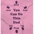 thumbnail image 6 of You Can Do This Dad Diaper Change Romper Boys or Girls Infant Baby Brisco Brands 6M, 6 of 6