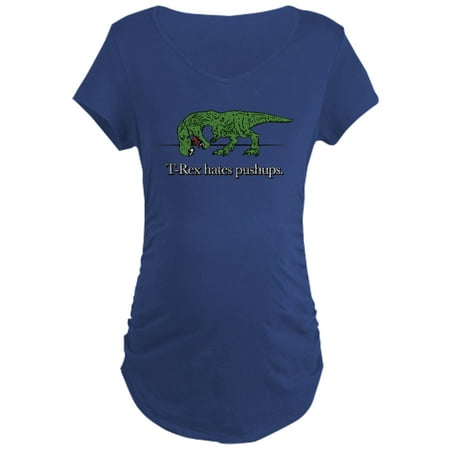

CafePress - T-Rex Hates Pushups - Maternity Dark T-Shirt