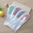 thumbnail image 4 of Guantes de limpieza para tareas domésticas, de plástico, impermeables, de cuero, para limpieza del hogar, antideslizantes, duraderos, para platos y vajilla de cocina, 4 of 5
