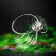 thumbnail image 4 of BeesClover Verre Transparent Alimentant la Nourriture Ver Rouge Tasse avec Forte Ventouse Poissons Réservoir Fournitures, 4 of 7