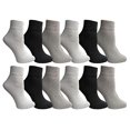 thumbnail image 1 of Yacht & Smith Wholesale Bulk Womens Mid Ankle Socks, Cotton Sport Athletic Socks - Size 9-36, 1 of 1