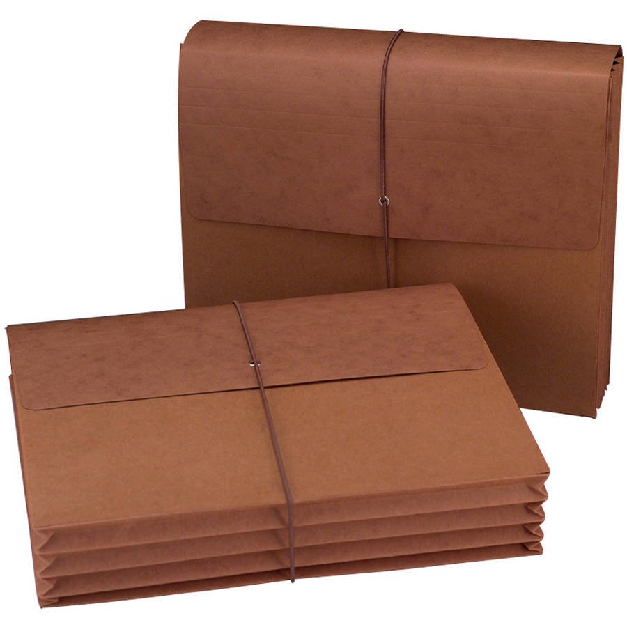 Smead Redrope Expanding Wallets w/ Cord 3.5"Exp 10/BX Letter (72088