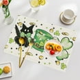 thumbnail image 4 of Lucky Shamrock St. Patrick's Day Placemats, 13x17in Seasonal Spring Table Mats for Party Kitchen Dining Decoration, 4 of 6
