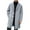 Gray, variant on ZVNAΖH Mens Mid Long Wool Blend Trench Coat Slim Fit Winter Pea Coat Notched Lapel Single Breasted Business Overcoat with Pockets