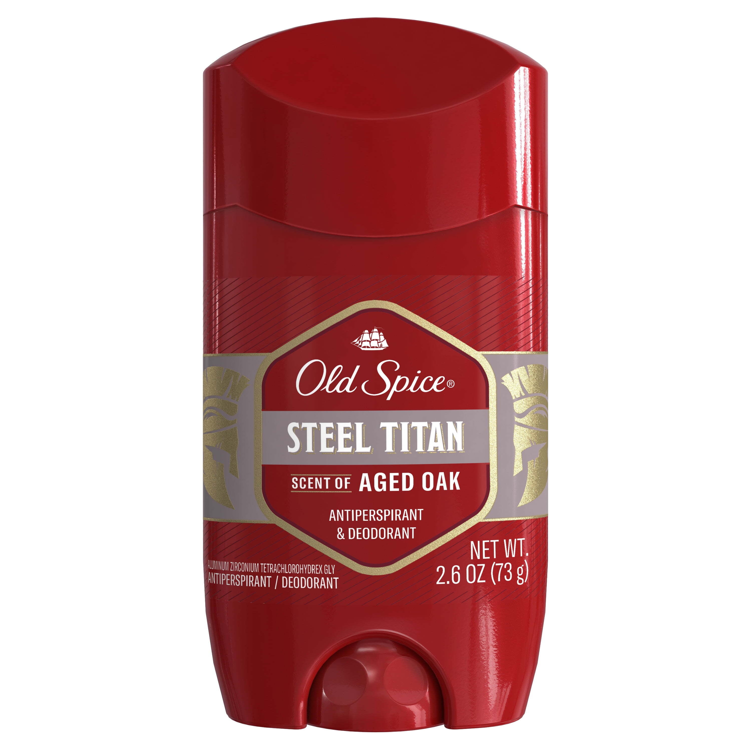 (3 pack) Old Spice Red Collection Steel Titan Scent Invisible Solid Antiperspirant Deodorant for Men, 2.6oz