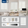thumbnail image 2 of Regal Living White EZ Grip No Drill Light Filtering Cellular Shade - 19" W x 36" L, 2 of 5