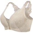 thumbnail image 1 of HAHDAXIA Comfort Rose Bra,Rose lace Comfort Lift Bra,Floral Secrets Bra,Plus Size Wireless Front Closure Bra, 1 of 6