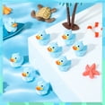 thumbnail image 4 of sixwipe 30 Pcs Miniature Shark Resin Ducks Figurines for Crafts Making DIY Miniature Landscape Micro Decor Gifts, 4 of 7