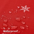 thumbnail image 4 of Christmas Decorations Square Christmas Tablecloth 52x52, Red Snowflakes Christmas Table Cloth Ombre Xmas Decorative Table Cover Indoor Outdoor Decor for Party Kitchen Dining Room, 4 of 8