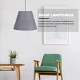 thumbnail image 4 of FESTFENDS Stylish Dark Grey Lampshade For Table Lamp 1Set, 4 of 6