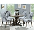 thumbnail image 2 of Stretch Dining Chair Covers Removable Washable Dining Room Chair Slipcovers Spandex Chair Slipcover Chair Covers for Dining Room (Gray-Black, 4), 2 of 6