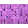 thumbnail image 1 of Ahgly Company Indoor Rectangle Abstract Purple Modern Area Rugs, 3' x 5', 1 of 4