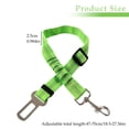 thumbnail image 2 of Pet Car Belt – Elastic Reflective Dog Seat Belt Leash with Swivel Hook, Adjustable Travel Harness for Dogs, Cats & Ferrets, 2 of 4