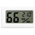 thumbnail image 1 of tamizeot Round/Square Mini Digital LCD Hygrometer Humidity Temperature Meter Tester Home white 1Set, 1 of 6