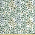 thumbnail image 1 of Floral Fabric by the Yard, Detailed Leaves with Pointy Edges Stripes Spring Tones, Decorative Upholstery Fabric for Sofas and Home Accents, Multicolor by Ambesonne, 1 of 4