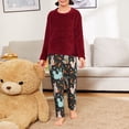 thumbnail image 6 of Hirioo Rabbit Is Eating Carrots for Teenagers' Pajama Pants Womens Lounge Pants with Pockets Pj Bottoms Pants for Men-Medium, 6 of 6