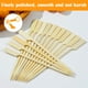thumbnail image 5 of Brochetas de bambú, bambú natural para cócteles, palitos para aperitivos con diseño de paleta, brochetas de madera planas, no tóxicas y ecológicas, resistentes y duraderas para una amplia variedad de, 5 of 7