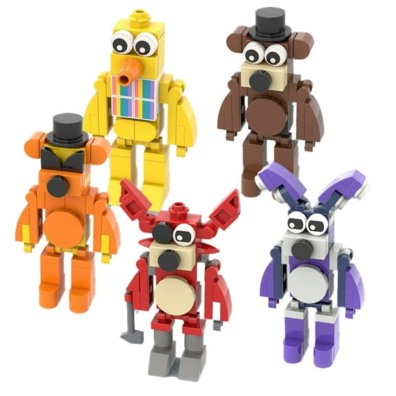 Five Night at Freedy's  Action Figures Set, 5 Pcs FNAF Game Figures Toys , Movable Toys Dolls , Collectible Gifts and Cake Toppers