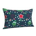 thumbnail image 2 of Kll Christmas Pillow Covers Envelope Closure,Super Soft And Cozy Fuzzy Fleece Pillow Case Cover 16"X24", 2 of 9