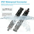 thumbnail image 3 of 5 Pcs Solar Fuse Holder 30A 1000V Waterproof PV In-Line Fuse Holders with Fuse, 3 of 5