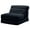Black, variant on LIFERECORD 3 in 1 Folding Sofa Convertible Portable Single Bed with Back Support White